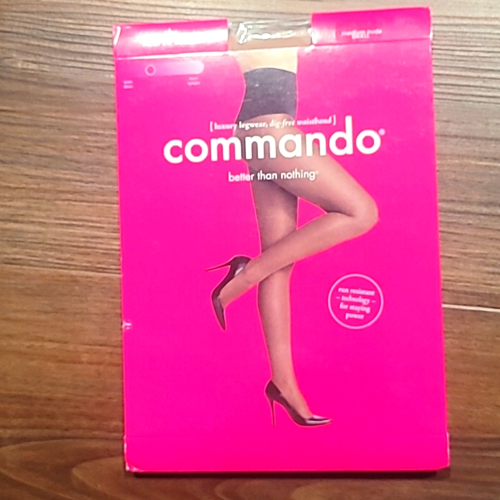 Commando Stocking Tight Legwear The Keeper Sheer Nude New